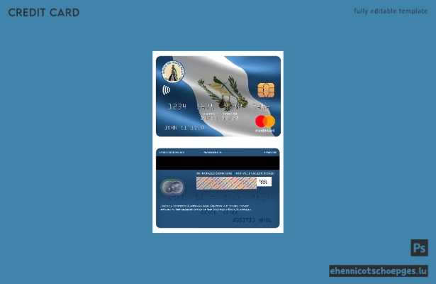 Beispielvorschau der Mastercard der Bank von Guatemala